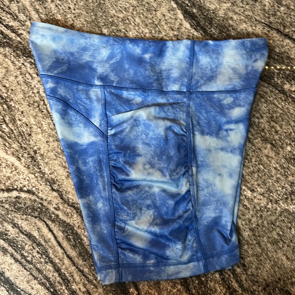 Lululemon Speed Track Short Tidal Trip Pipe Dream Blue Size 8 - Picture 6 of 9